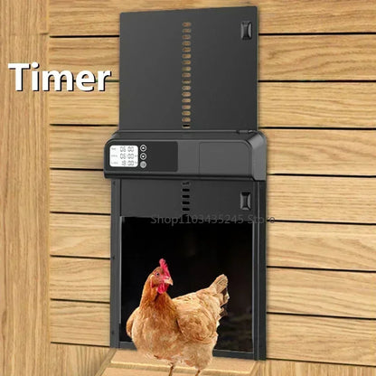 Electric Chicken Coop Door – Automatic Opening & Closing System for Poultry Farms
