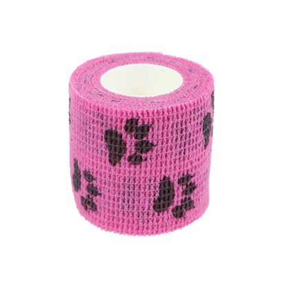 24 Rolls Elastic Bandage Self Adhesive Bandage Wrap Cohesive Tape Vet Wrap for Dog Cat Horse Pet Animals Ankle Sprains