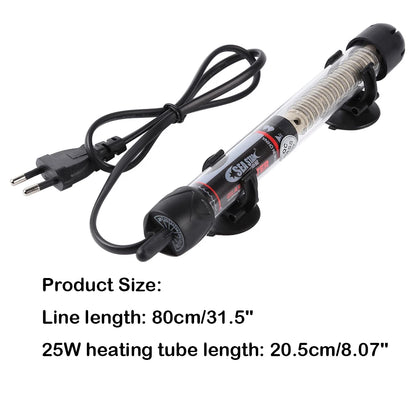 110v-220v Adjustable Temperature Thermostat Heater Rod Aquarium Submersible Fish Tank Water Heater Automatic Heating Rod 25-300W