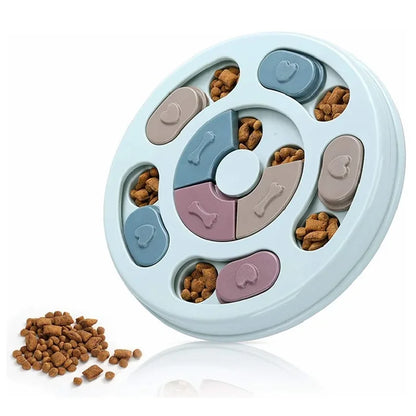 Dog Food Puzzle Bowl – Interactive Slow Feeder Toy for Training & Enrichment