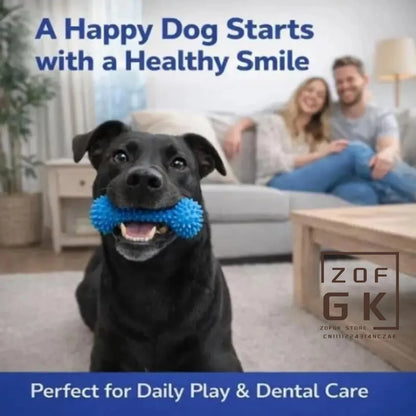 Dog Teeth Cleaning Toy – Interactive Rubber Chew Stick for Oral Care & Play
