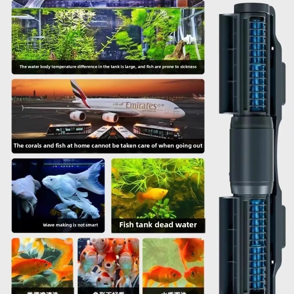 Silent Aquarium Wavemaker Pump – Jebao Jecod DCW Bluetooth Water Circulation Pump