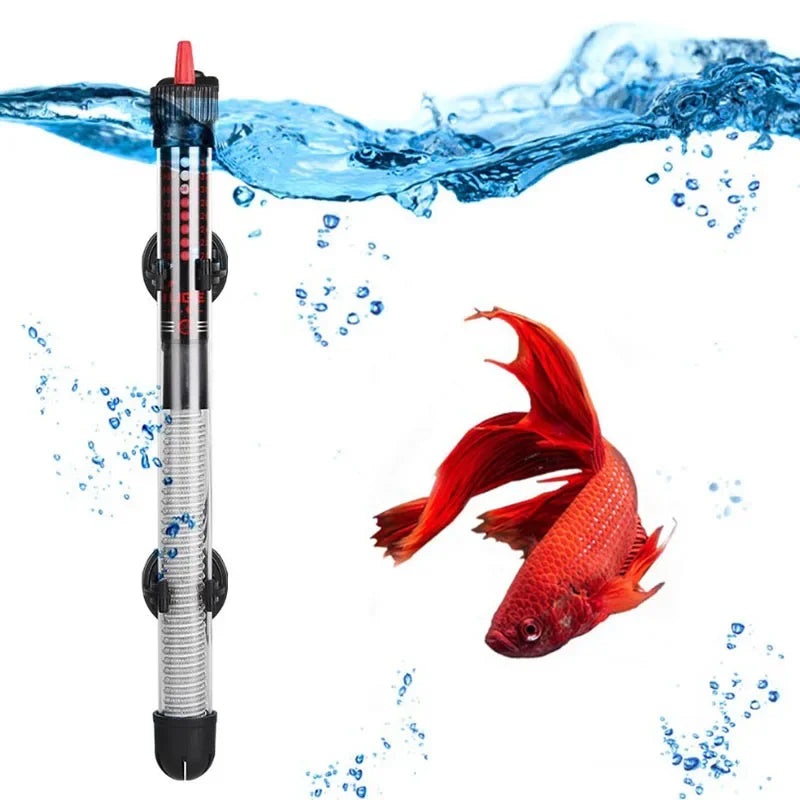 Fish Tank Water Heater – 25W–300W Adjustable Submersible Heating Rod (EU Plug)