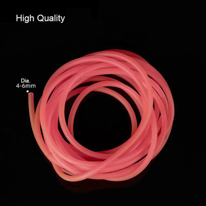 Silicone Fish Tank Air Tube – 1M–10M Oxygen Pump Hose for Aquarium & Pond Use