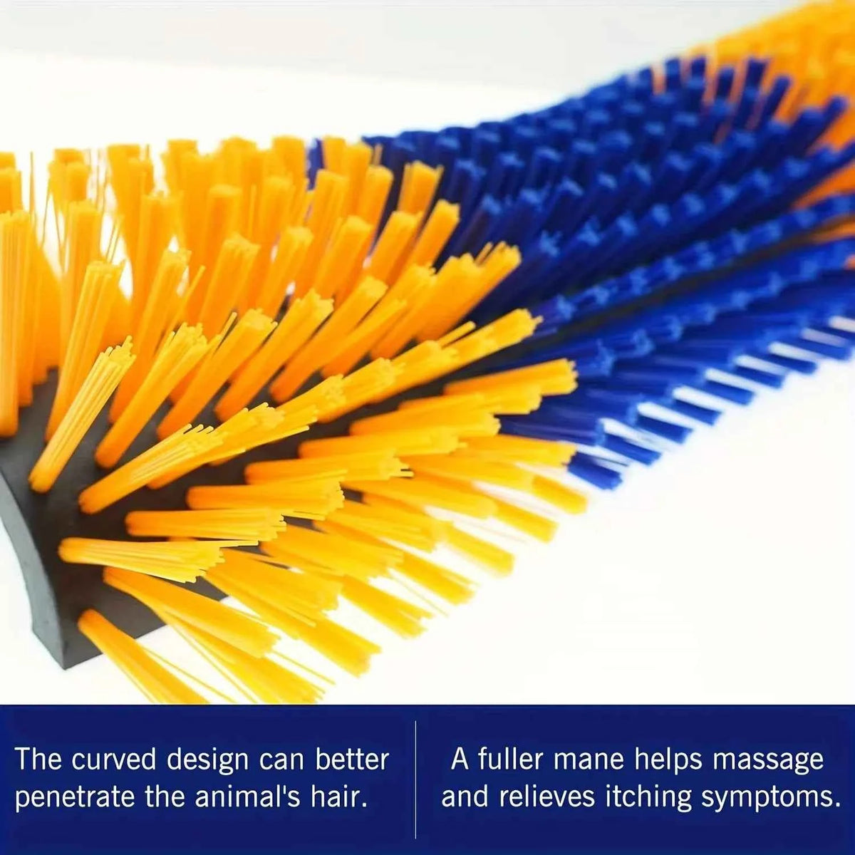 Dairy Cow & Horse Body Brush – Heavy-Duty Grooming Brush for Livestock Care