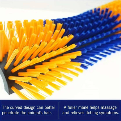 Dairy Cow & Horse Body Brush – Heavy-Duty Grooming Brush for Livestock Care