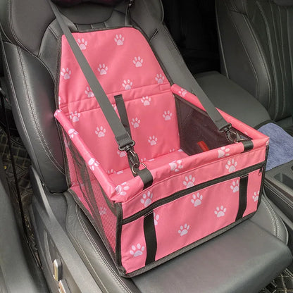 Portable Pet Car Seat Hammock – Foldable Carrier Bag for Cats & Dogs