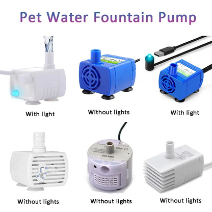 USB Cat & Dog Fountain Pump – Quiet Replacement Water Dispenser Pump
