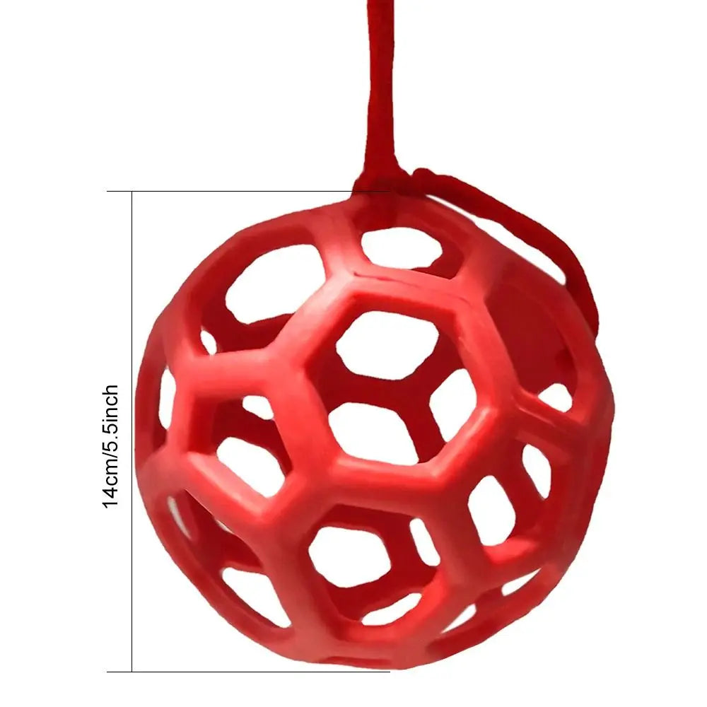 Hanging Horse Treat Ball – Hay Feeder Toy for Horses, Ponies & Livestock