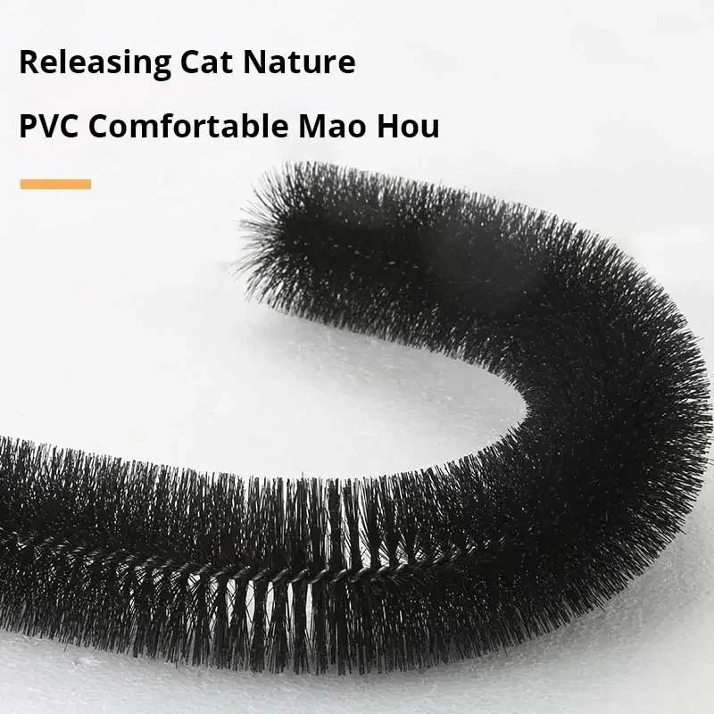 Cat Self-Groomer Arch – Massage Brush & Scratching Pad Toy for Cats