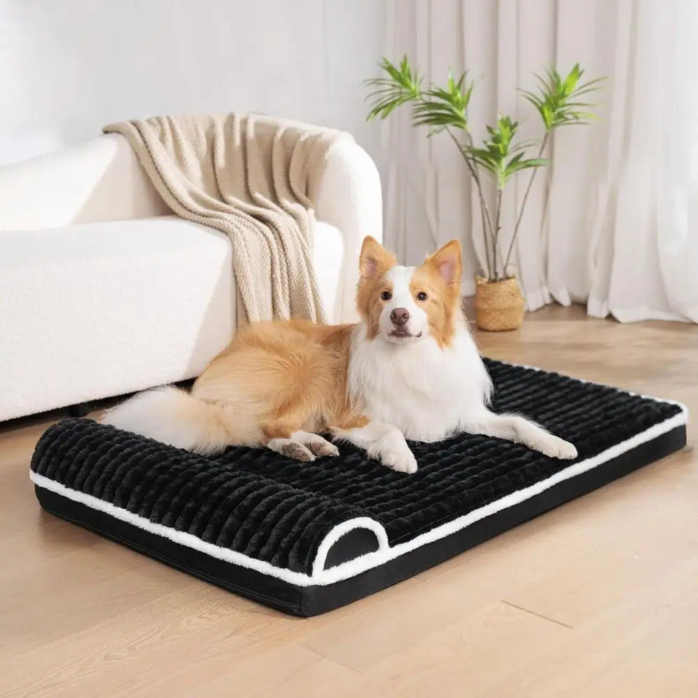 XL Dog Bed with Washable Cover – Comfortable Waterproof Orthopedic Pet Bed
