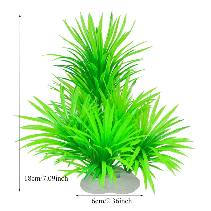 Artificial Aquarium Decor Plants Plastic Aquatic Plants Underwater Plants Aquarium Accessories Decoration Piante Acquario