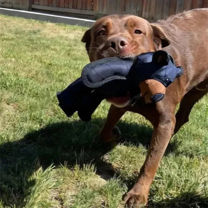 Tough Bear Dog Toy – Durable Squeaky Plush Toy for Aggressive Chewers