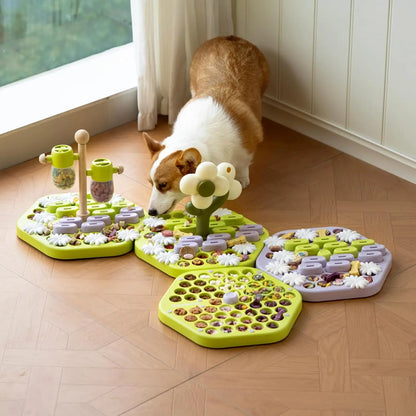 MEWOOFUN Advanced Dog Puzzle Toy – IQ Training & Treat Dispensing Slow Feeder