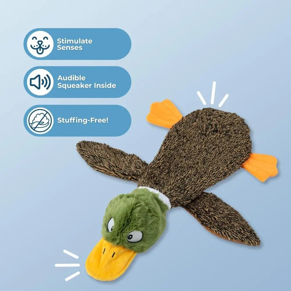 Wild Duck Squeaky Dog Toy – Interactive Chew & Play Toy for All Dog Sizes