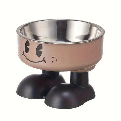 Adjustable Elevated Pet Bowl – Stainless Steel Food & Water Feeder for All Sizes
