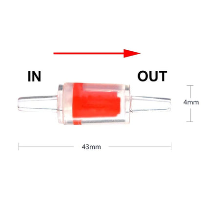 10PCS Fish Tank Non-Return Valves – Aquarium Air Pump & CO2 Check Valve Set