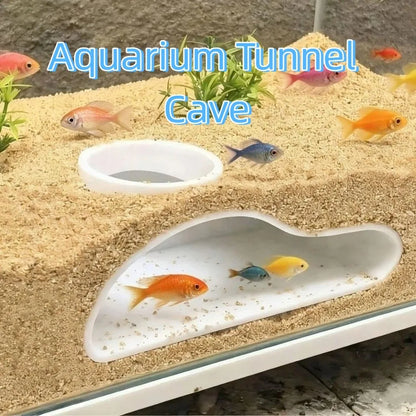 Aquarium Tunnel Cave – Curved 3D Printed Shelter for Shrimp & Small Fish