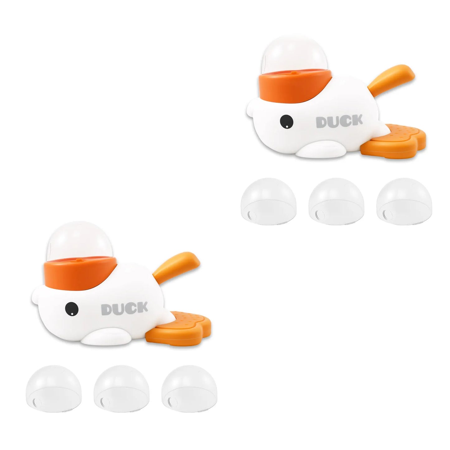 Duck-Shaped Dog Slow Feeder – Interactive Treat Dispensing Toy with Adjustable Food Outlets