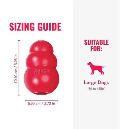 Long-Lasting Rubber Dog Toy – Classic Chew Toy for Dogs of All Sizes