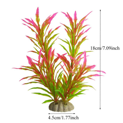 Artificial Aquarium Decor Plants Plastic Aquatic Plants Underwater Plants Aquarium Accessories Decoration Piante Acquario