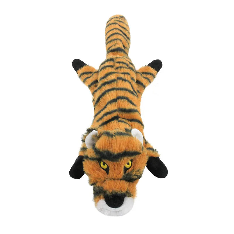 Crinkle Squeaky Dog Chew Toy – 45cm Stuffing-Free Plush Animal Toy