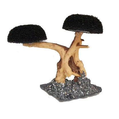 Artificial Driftwood Aquarium Decor – Tree Root Ornament for Fish Tanks (No Moss)