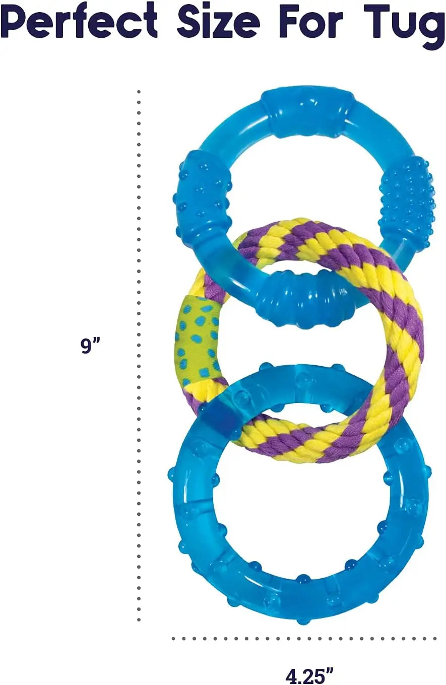 Dental Links Dog Toy by Pet stages – Interactive Rope Chew Toy for Puppies & Adult Dogs