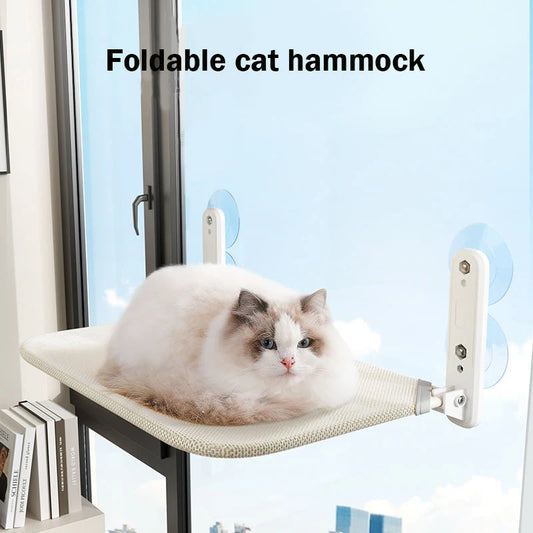Suction Cup Cat Window Hammock – Washable Hanging Bed for Cats and Kittens
