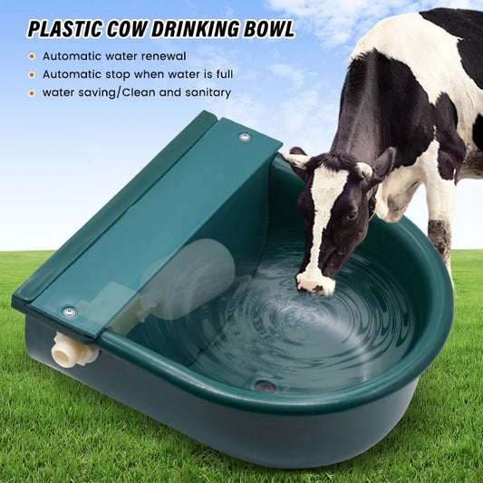 Farm Animal Water Bowl – Automatic Float Valve Drinking Trough for Goats & Cattle