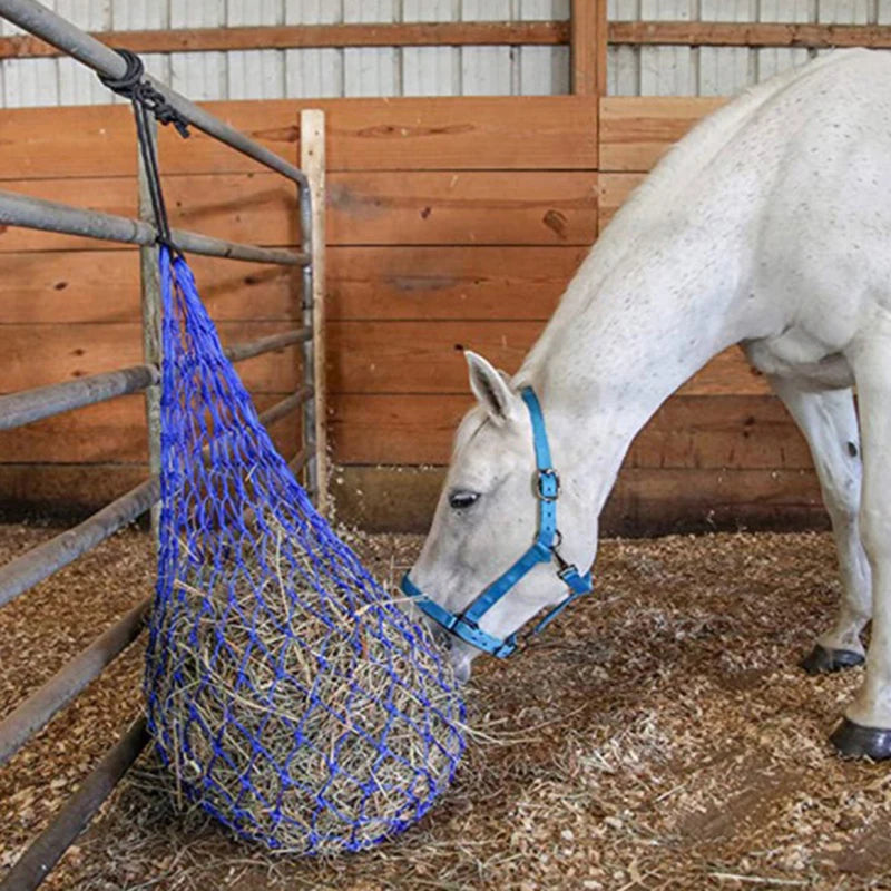 Horse Hay Feeder Net – Slow Feeding Haylage Bag for Stable & Trailer Use