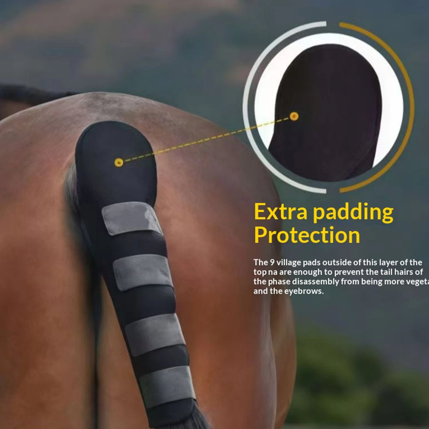 Equine Tail Guard – Mosquito-Resistant Protective Cover for Horses & Ponies