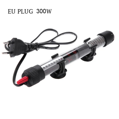 Fish Tank Water Heater – 25W–300W Adjustable Submersible Heating Rod (EU Plug)