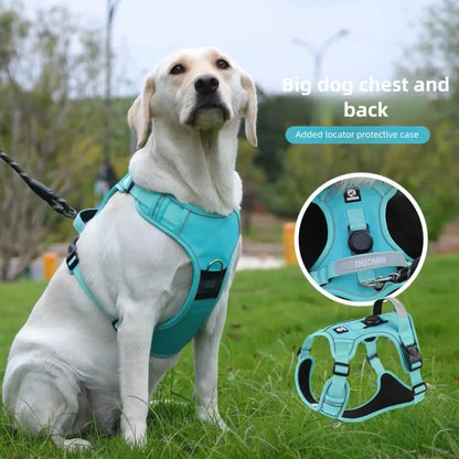 Heavy Duty No-Pull Dog Harness – Reflective Adjustable Vest for Medium & Large Dogs