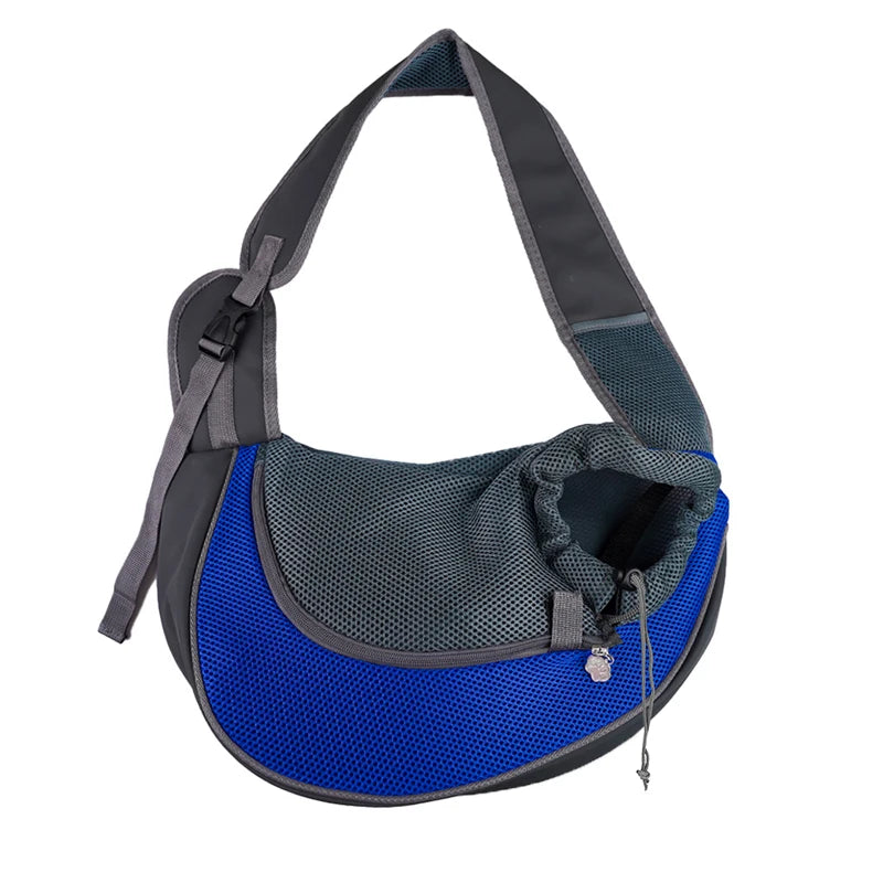 Crossbody Pet Carrier Bag – Portable Mesh Travel Tote for Cats & Dogs
