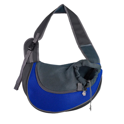 Crossbody Pet Carrier Bag – Portable Mesh Travel Tote for Cats & Dogs