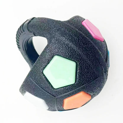 Durable Dog Ball Toy – Easy-Grip Rubber Football for Chewing & Interactive Play