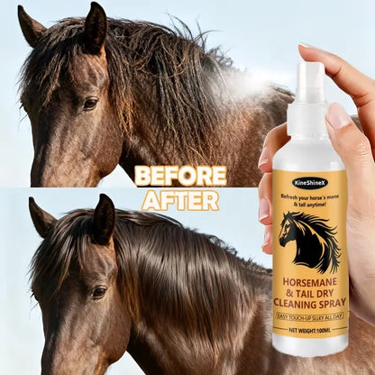 Horse Mane & Tail Detangler Spray – Leave-In Smoothing Conditioner for Horses