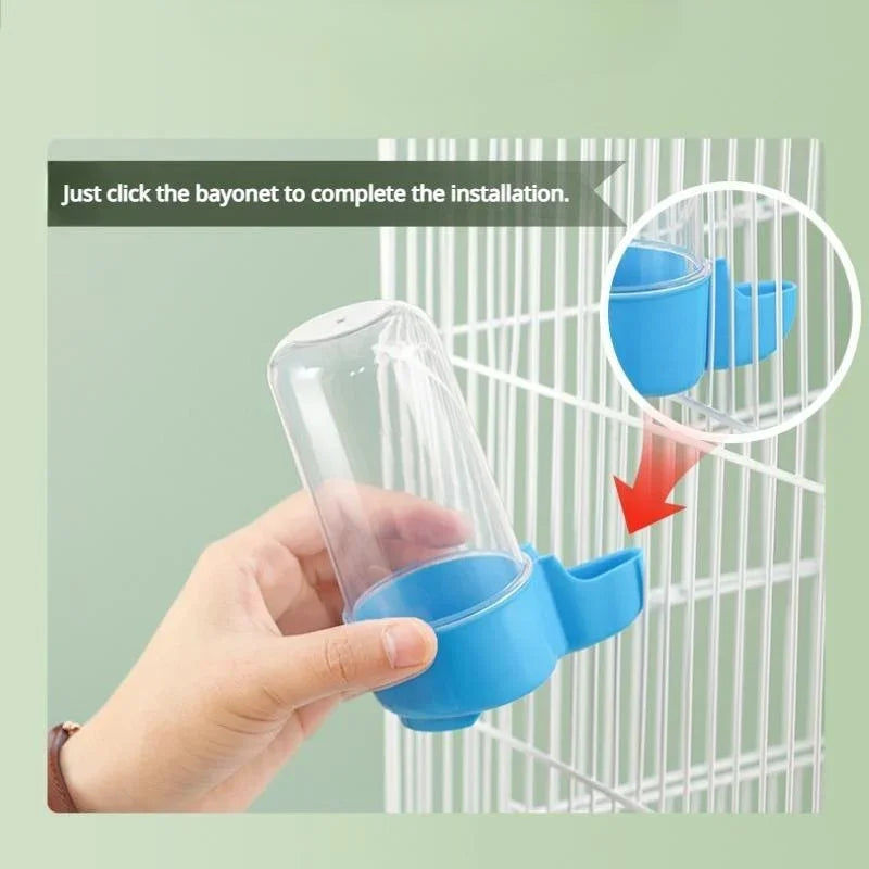 Acrylic Bird Food Container – No-Mess Feeder for Parrots & Small Birds