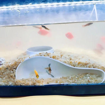 Aquarium Tunnel Cave – Curved 3D Printed Shelter for Shrimp & Small Fish