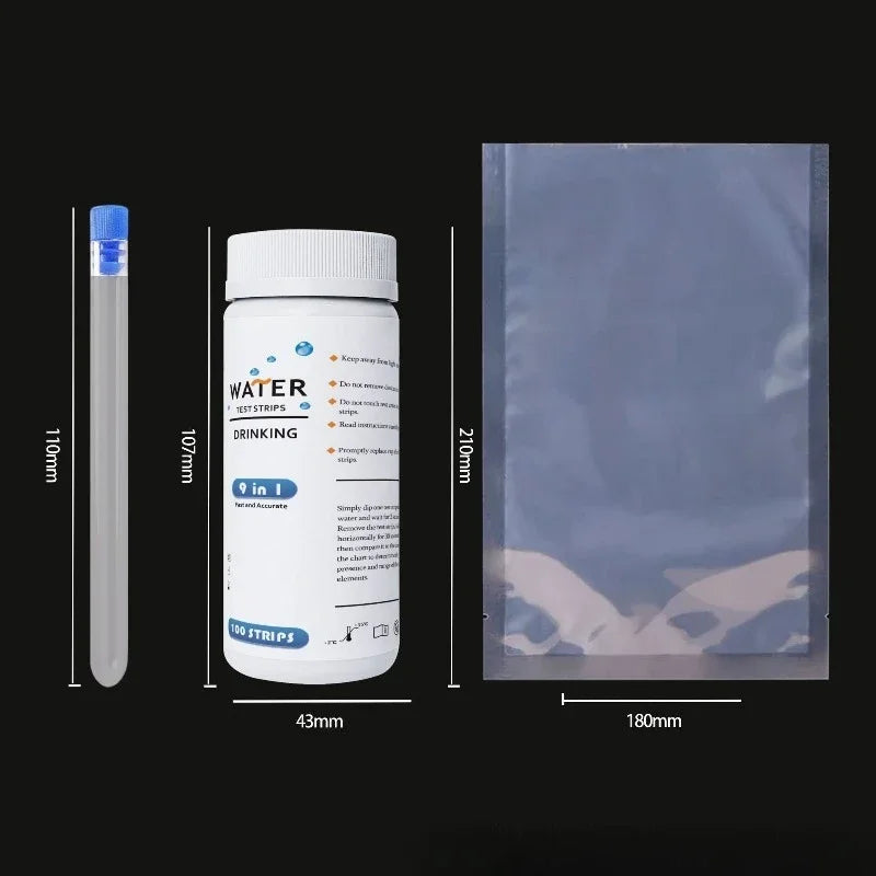 Aquarium Test Strips for Fish Tanks – pH & Ammonia Water Quality Tester