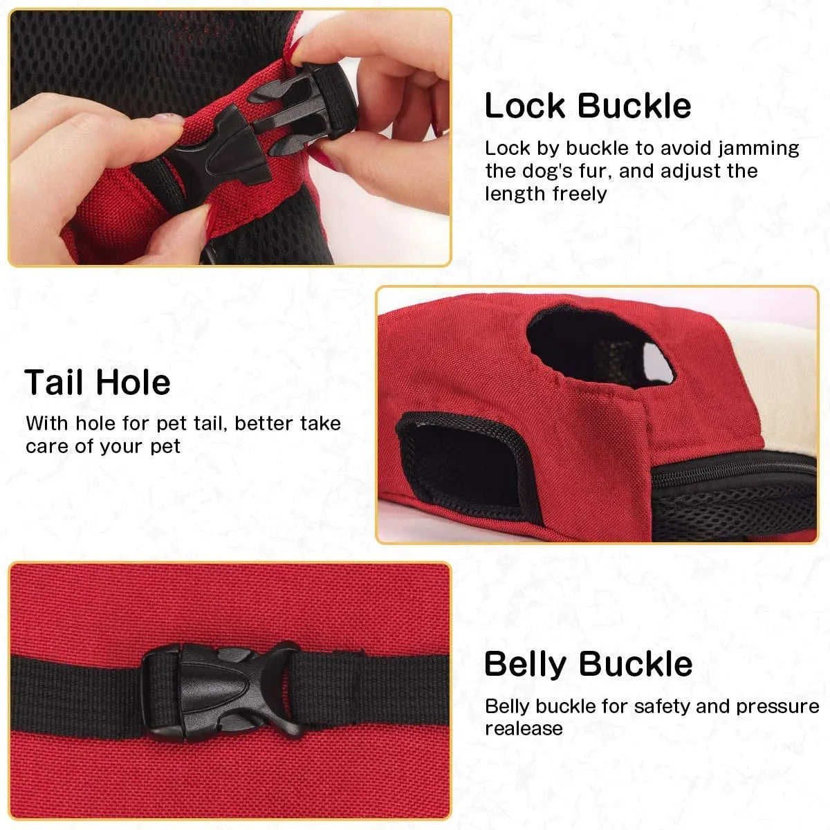 Breathable Dog & Cat Carrier Backpack – Lightweight Adjustable Travel Backpack