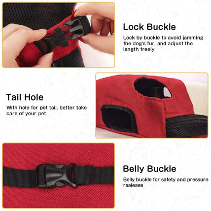 Breathable Dog & Cat Carrier Backpack – Lightweight Adjustable Travel Backpack