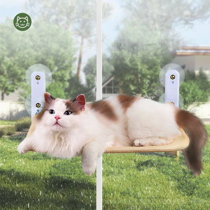 Suction Cup Cat Window Hammock – Washable Hanging Bed for Cats and Kittens