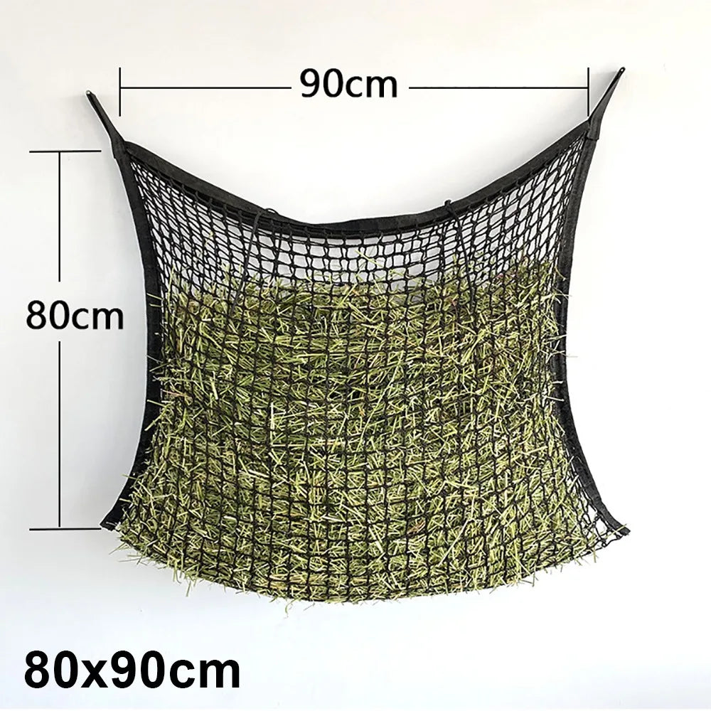 Hanging Hay Net – Large Capacity Slow Feed Bag for Horses and Farm Animals