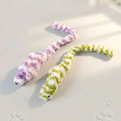 Interactive Plush Mouse Cat Toy Squeaky Imitation Mice Bite Resistant Kitten Toy Self-Entertainment Game Cat Toy Supplies