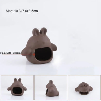 Ceramic Fish Tank Cave – Simulation Stone Hideout for Fish, Shrimp & Crayfish