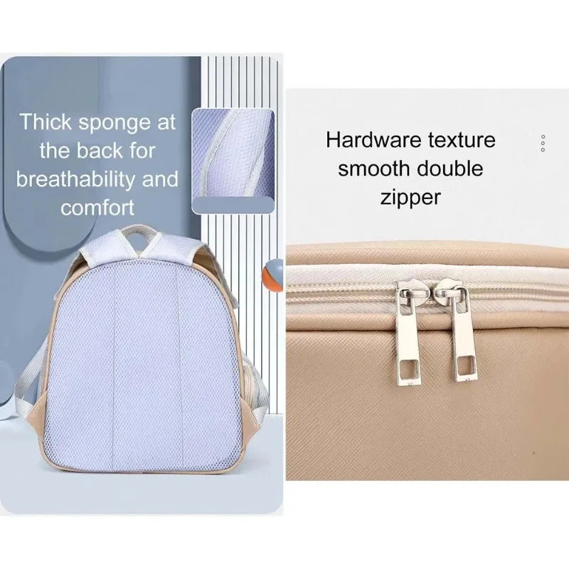 Portable Pet Travel Backpack – Clear Breathable Carrier for Cats & Puppies