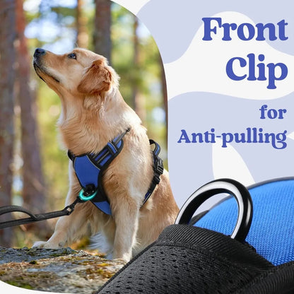 Heavy Duty Dog Harness – Comfortable No-Pull Training Vest for Large Breeds