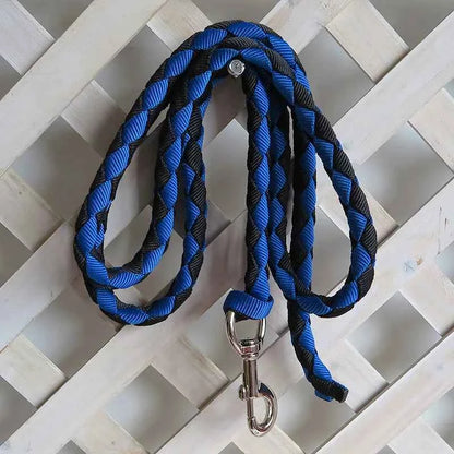 2m/2.5m/3m Braided Horse Rope Horse Leading Rope Braid Horse Halter With Brass Snap Equestrian Horse Riding Equipments